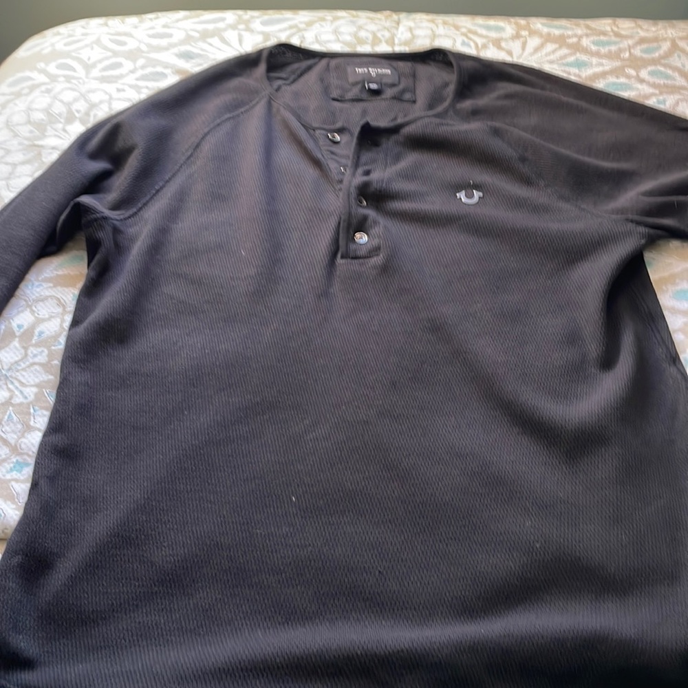 True religion Mens black shirt